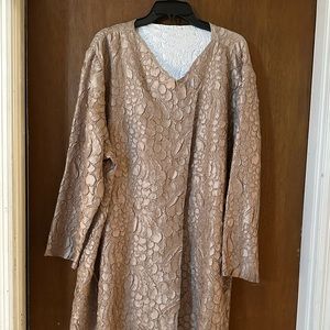 Reversible lace texture jacket